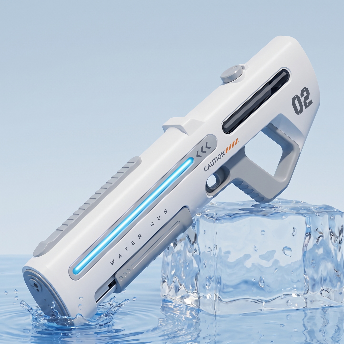 Future Flow Electric Water Gun - Automatic Refill Long Range with LED Lights