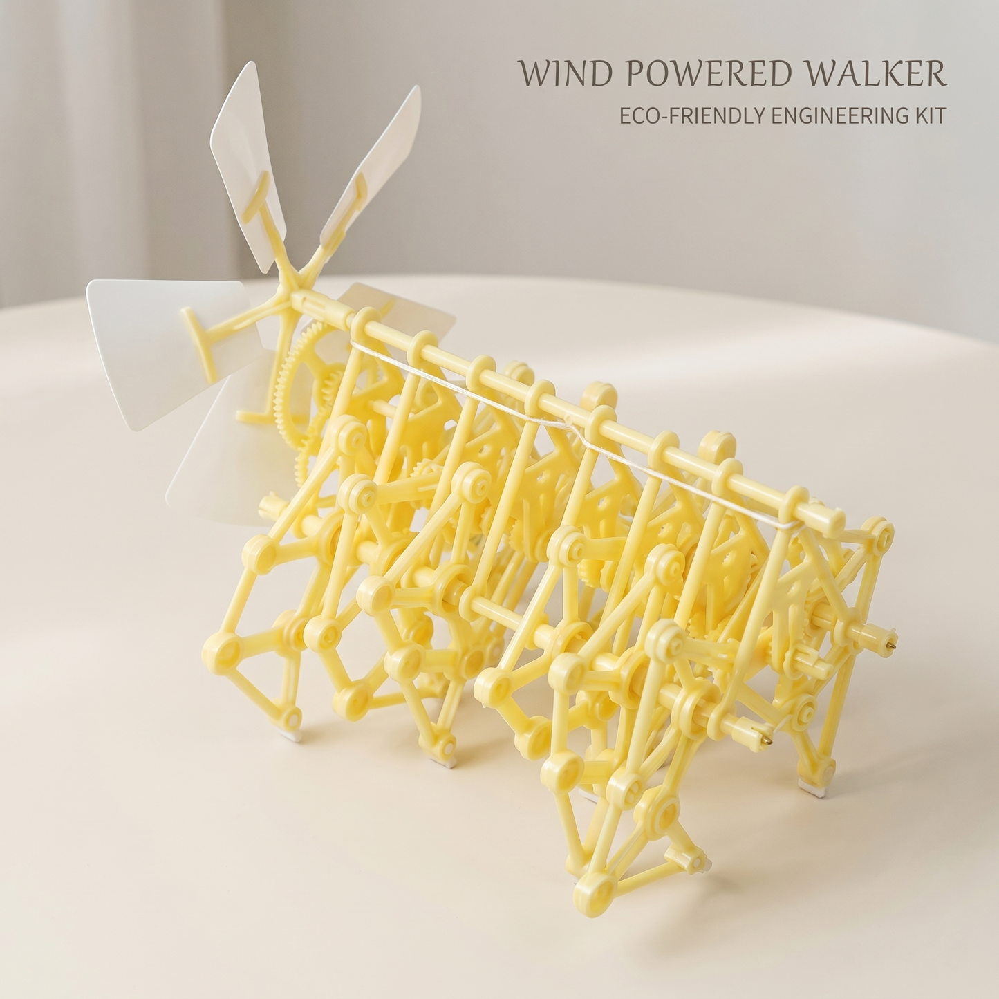 Wind Powered Walking Beast DIY Kit - Theo Jansen Inspired Strandbeest Toy